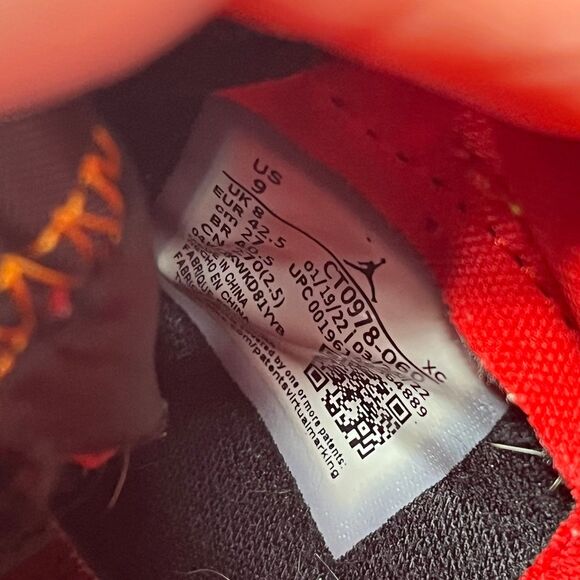 Nike Air Jordan 1 High Zoom Comfort Citrus Black Mens 9 CT0978-060 main image 6